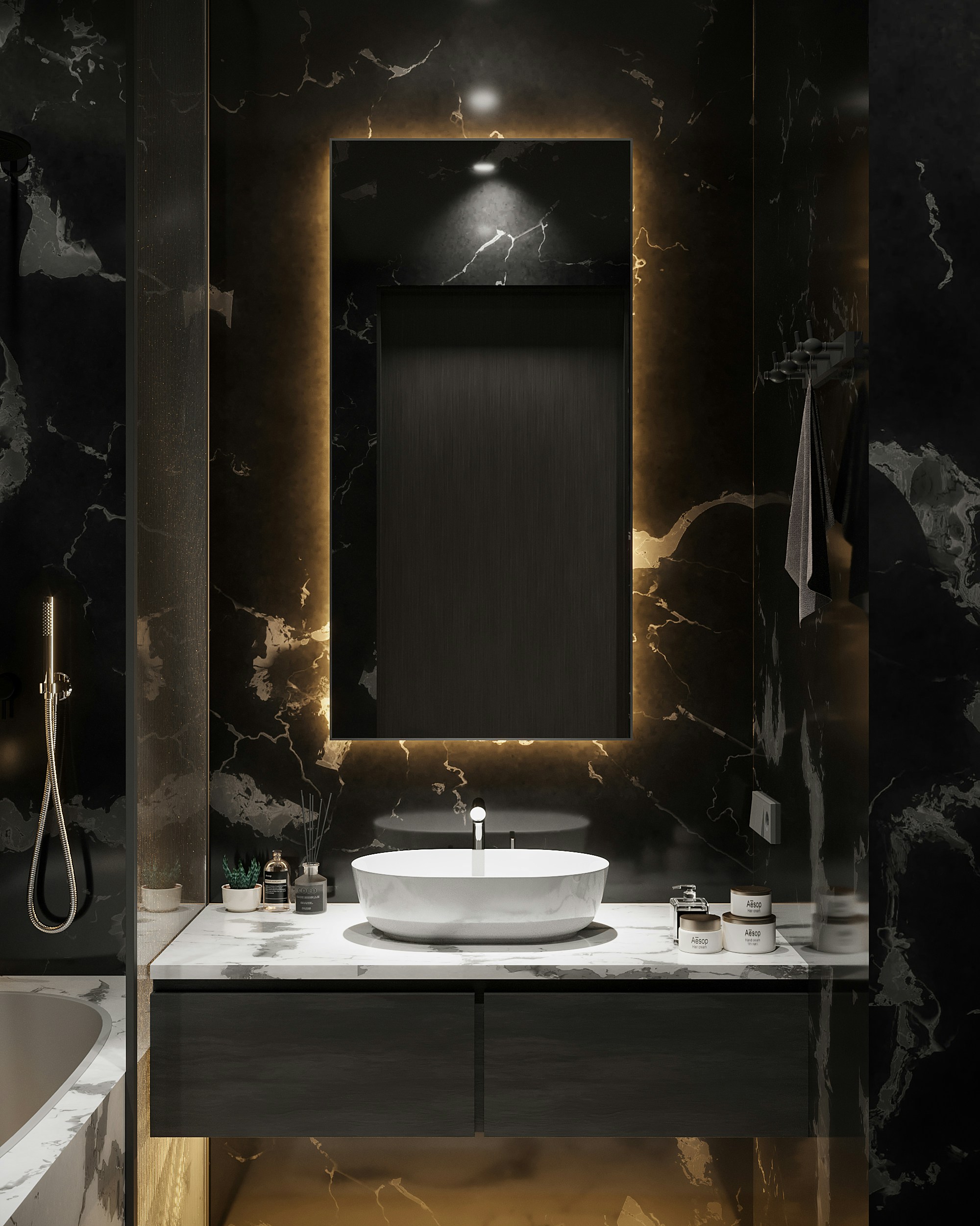 High-rise development interior