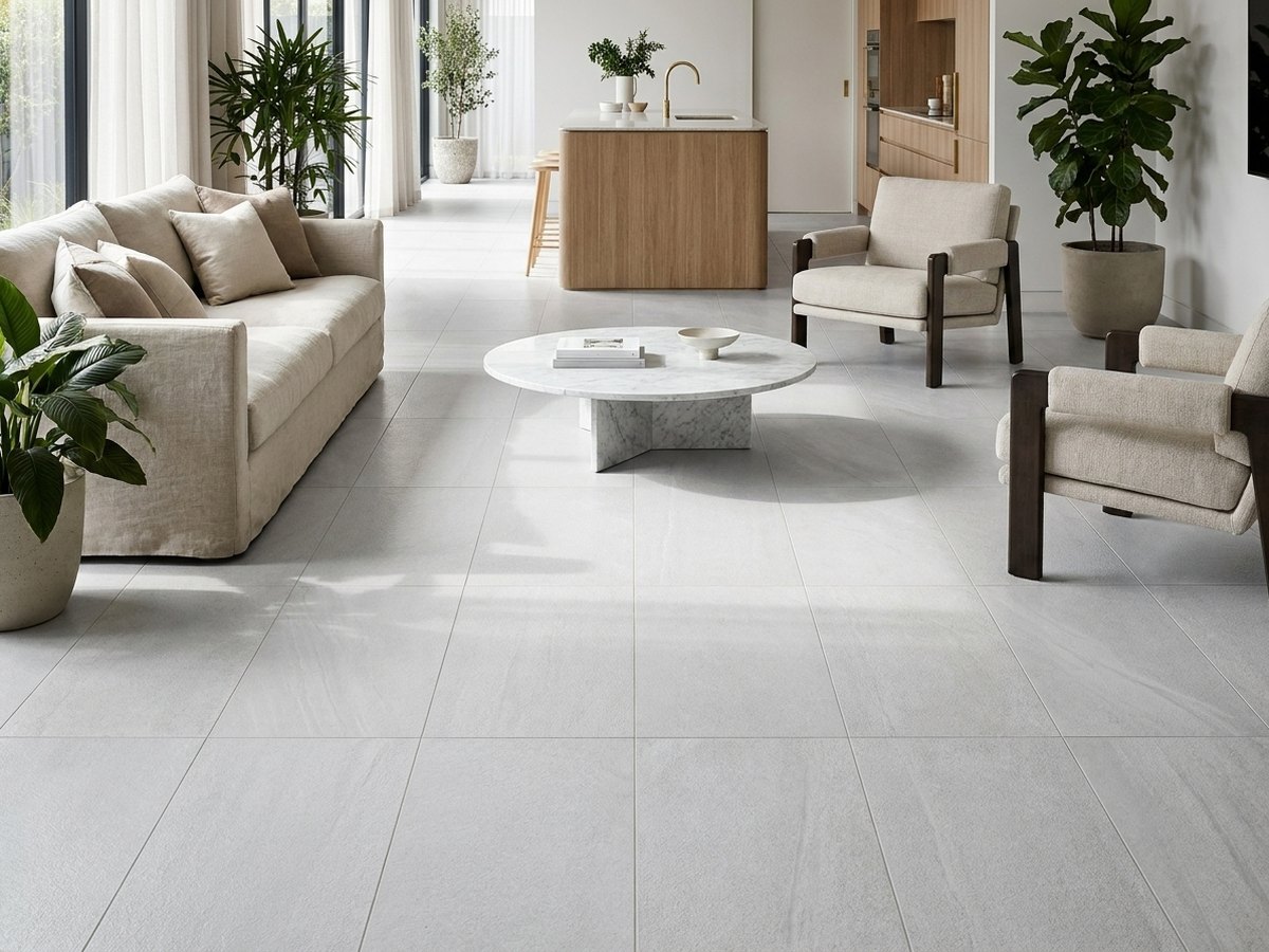 Baltico Light Grey in a room