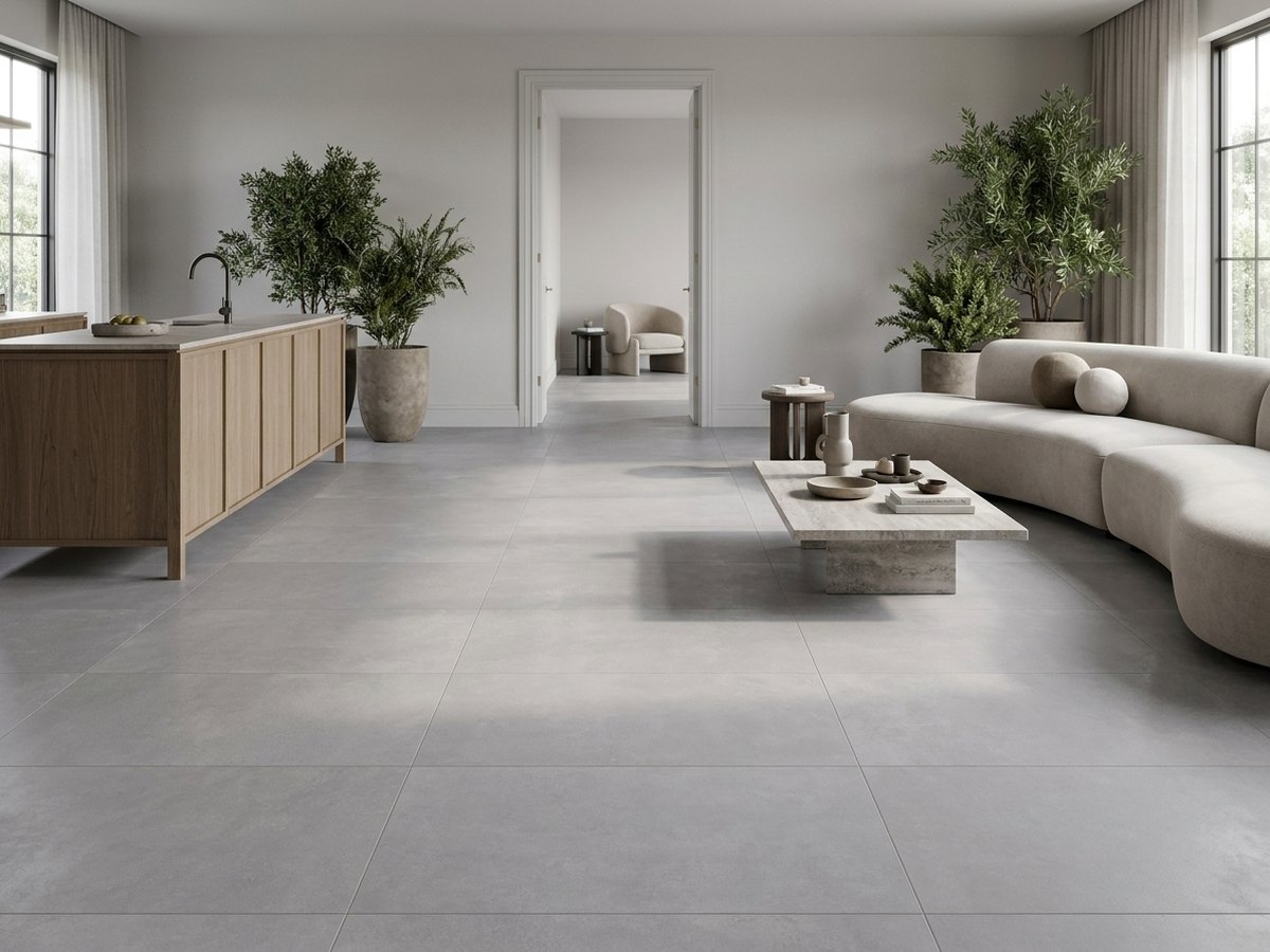Beton Diamante in a room