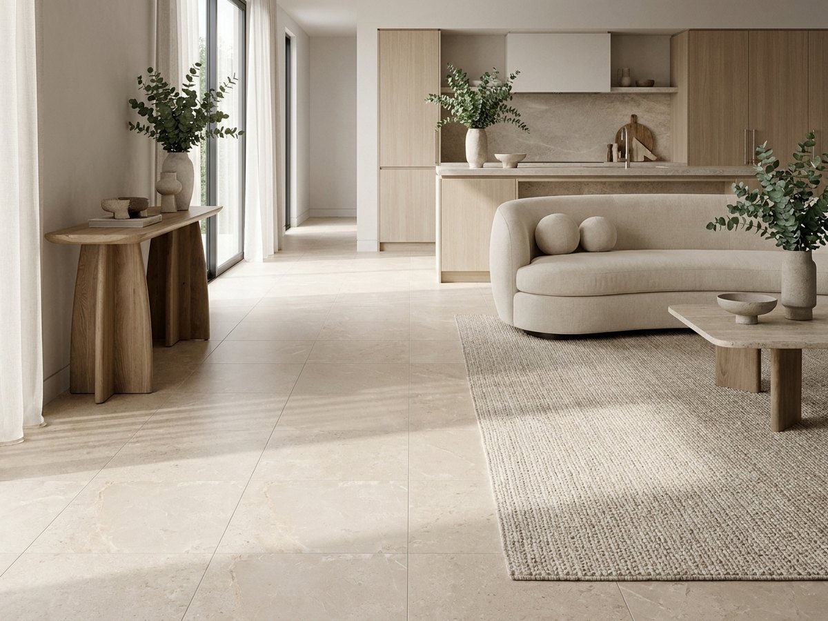 Carrara Lago in a room