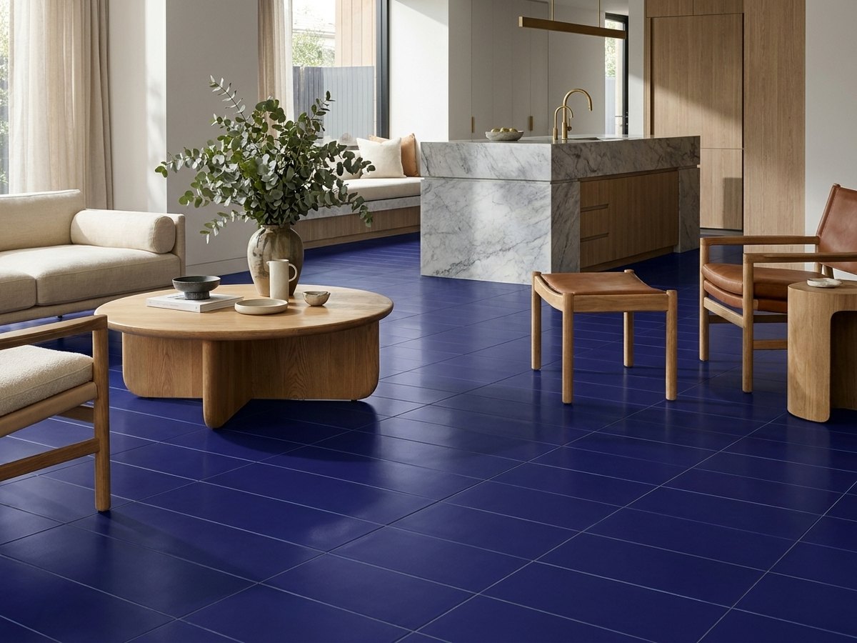 Blu Mezzanotte in a room