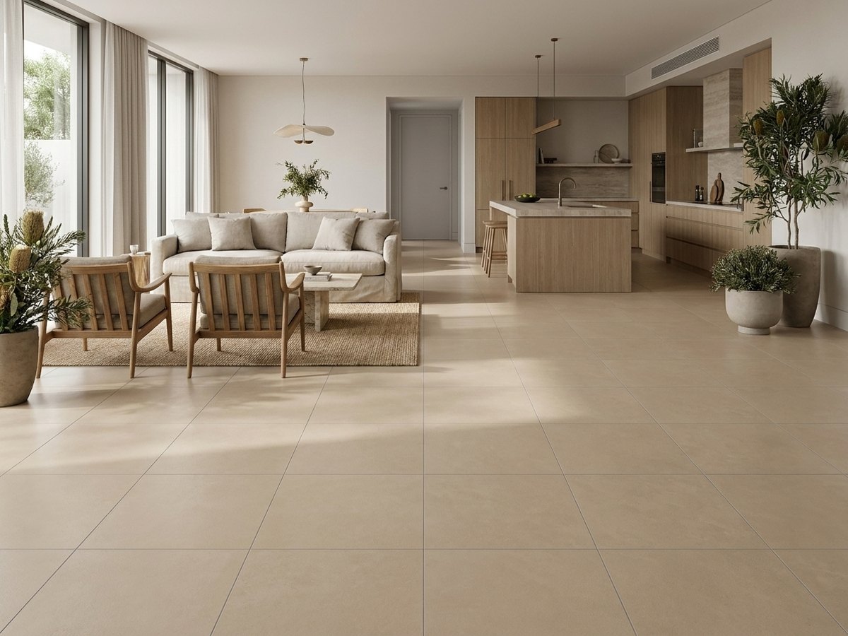 Fashion Stone Ivory in a room