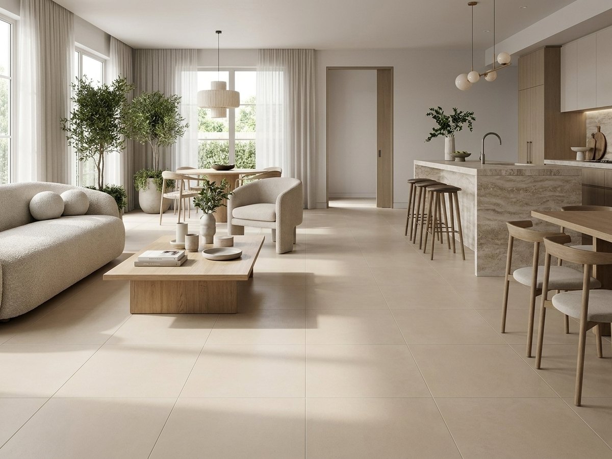 Lapidius Stone Beige in a room