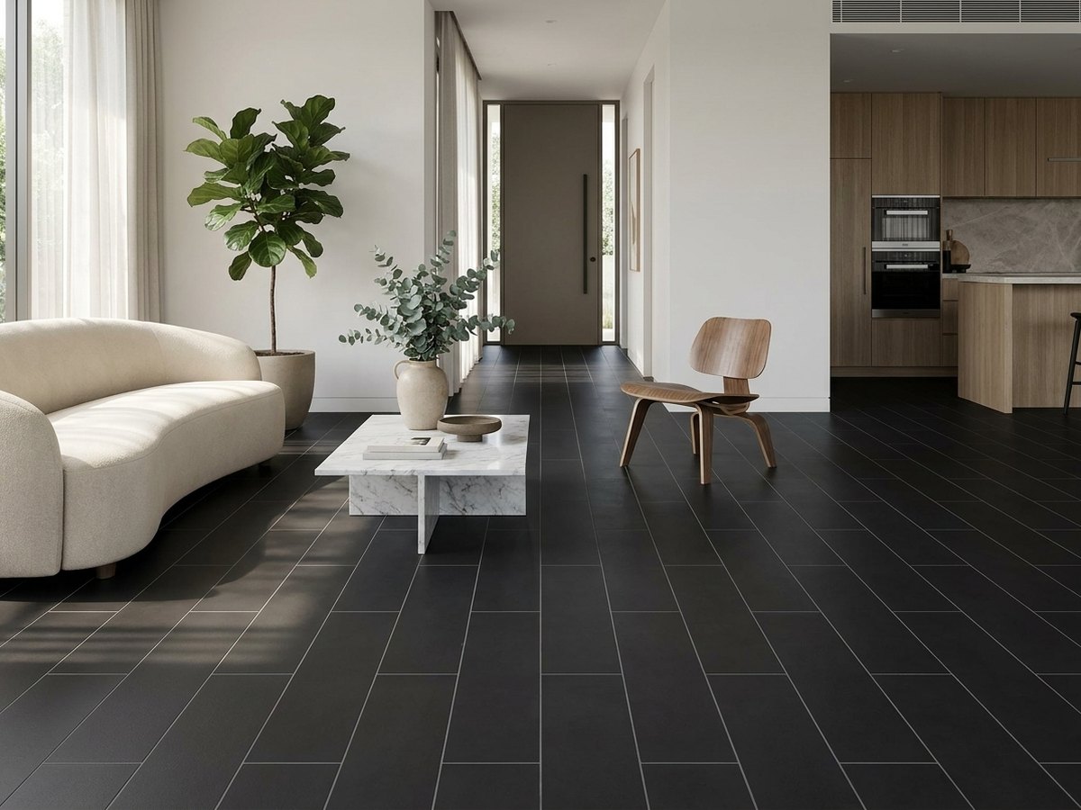 Murano Anthracite Step in a room