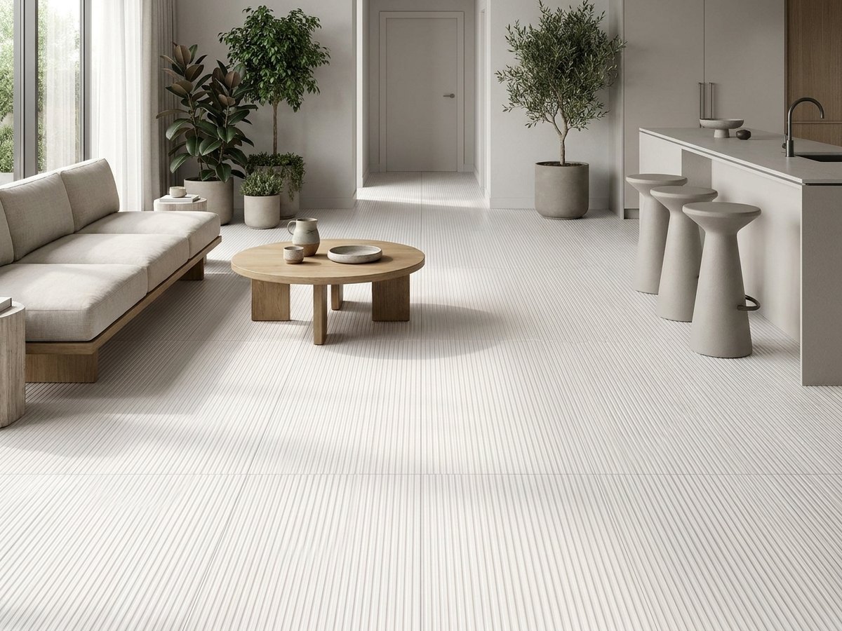 Pietra Nera Broccato in a room