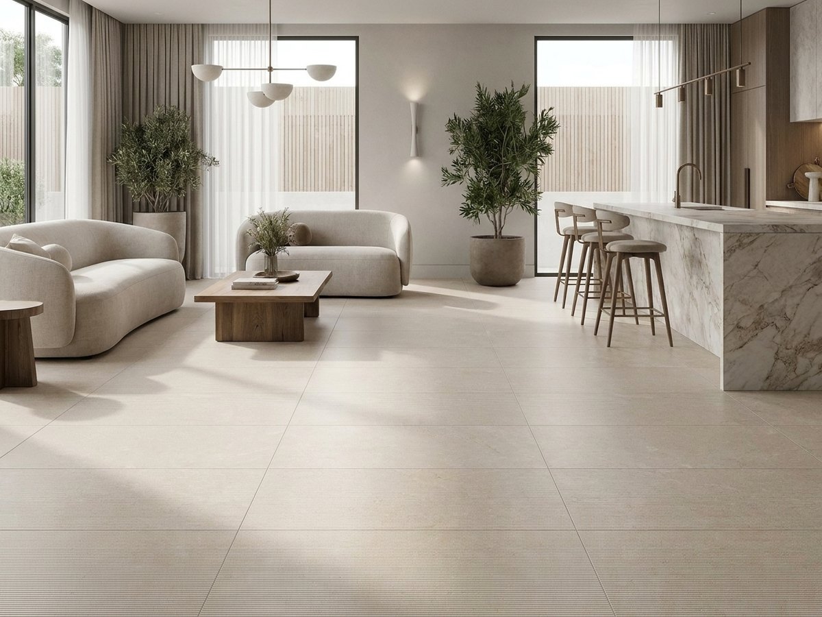 Pietra Nera Soave in a room