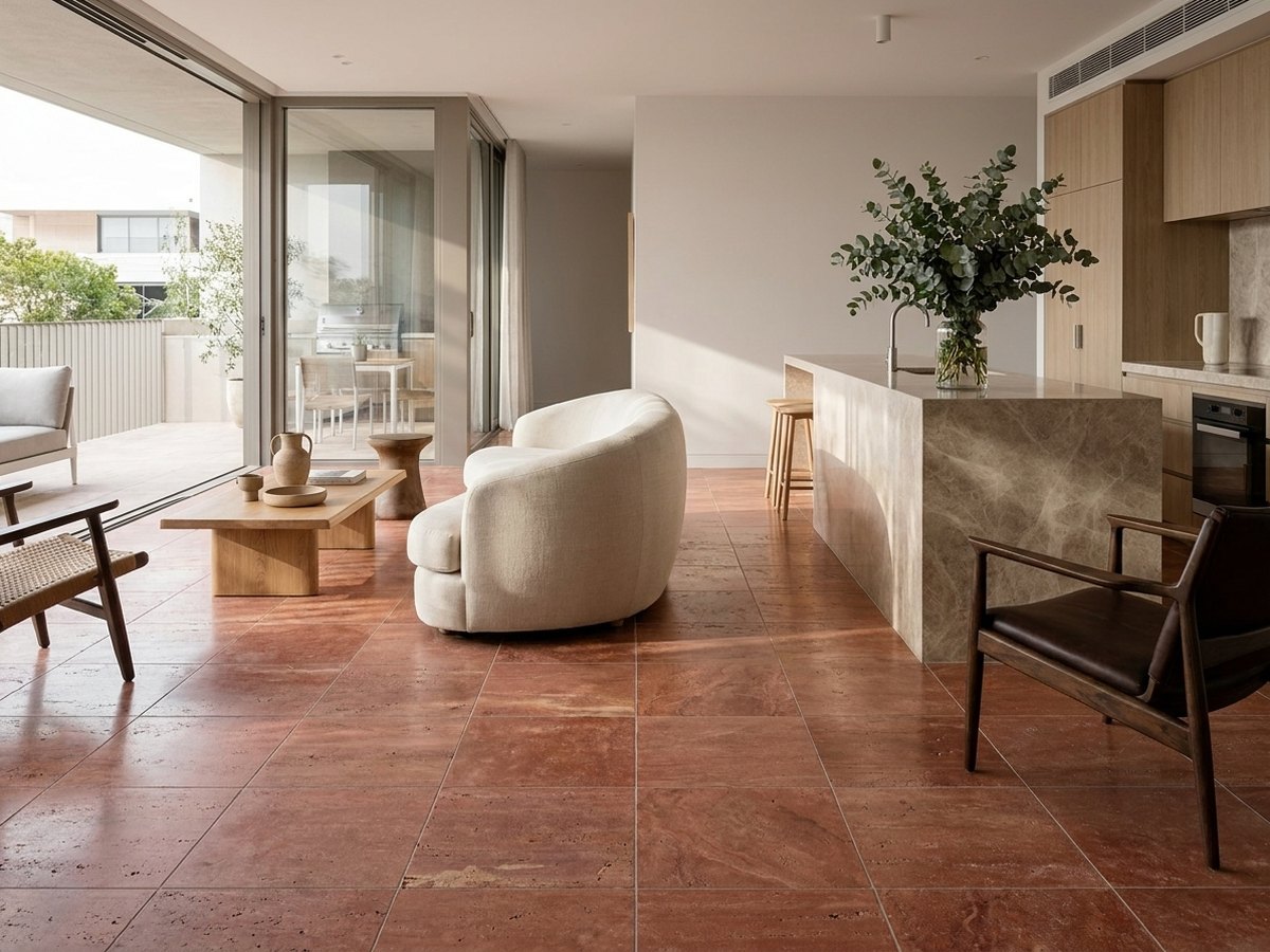 Ardesia Fiore in a room
