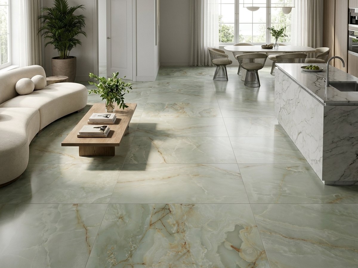 Verde Cortina in a room
